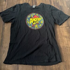 Black Amoeba Music Graphic T-Shirt